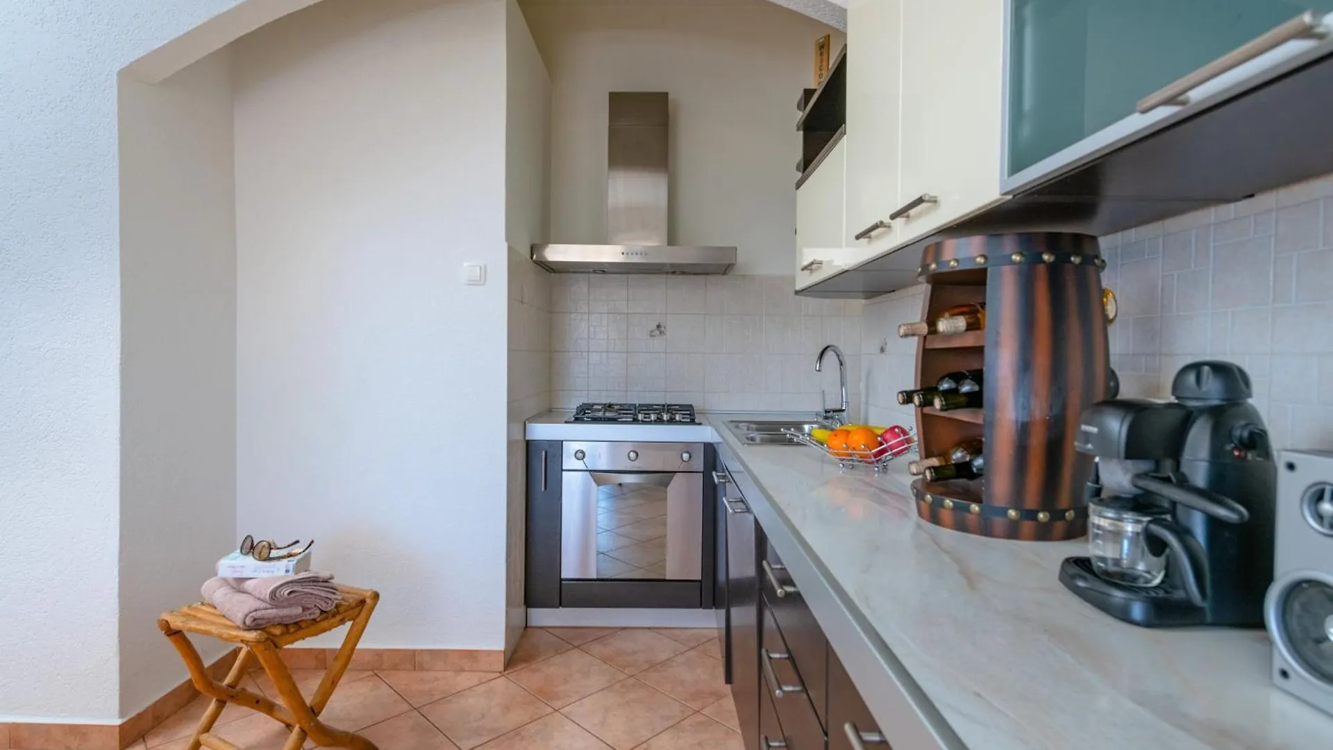 Appartement Wohnung In Koromacno Mit Garten, Schoene Aussicht